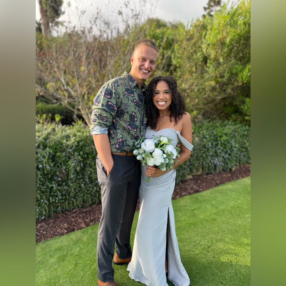 JJ’s HOUSE GREY BRIDESMAID DRESS